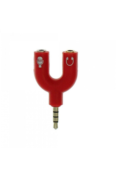 OEM Stereo splitter gold plated ήχου 3.5mm jack αρσενικό σε 2 x 3.5mm jack mi...