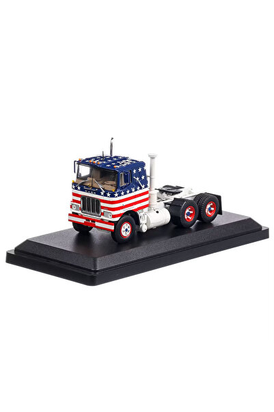 TEKNO Sigilat- Mack F700 6X4 USA 1978 Alb cu Rosu si Albastru- Scara 1:50-