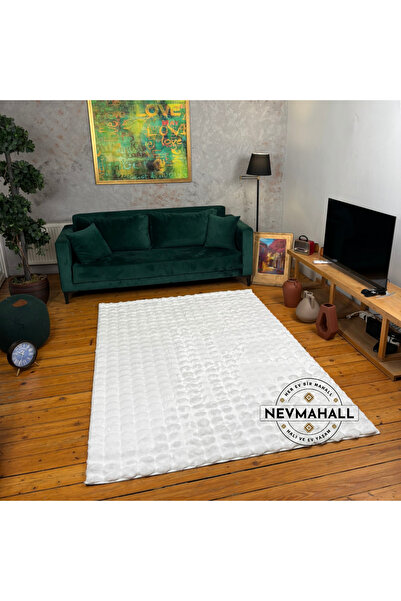 NevMahall Bubble Beyaz Peluş