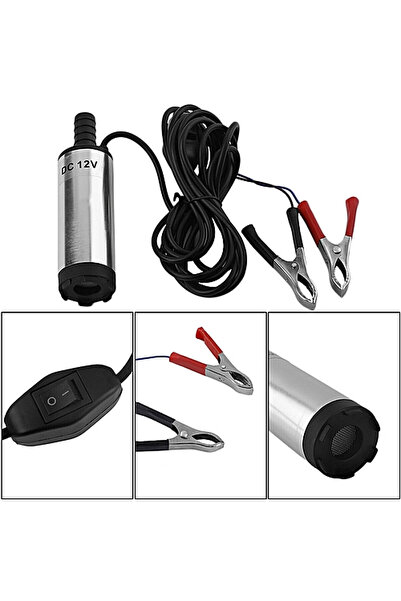 OEM 12V Φορητή μίνι ηλεκτρική αντλία λαδιού, πετρελαίου, με φίλτρο από ανοξεί...