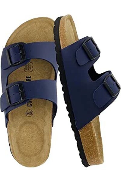 CUSHIONAIRE Women's Lane Cork Footbed Sandal with Comfort (