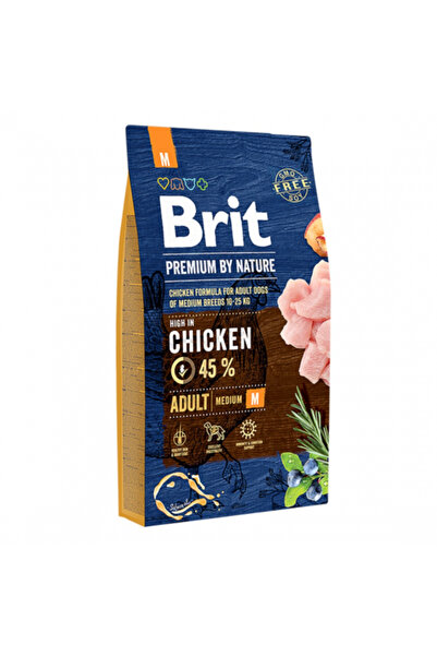 Brit Premium by Nature Adult M Hrană uscată pentru câini 8 kg