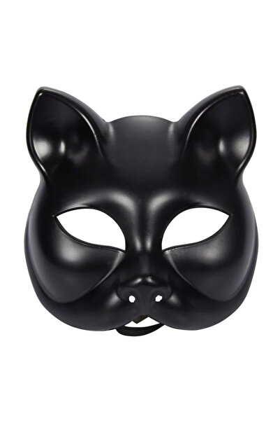 FTA TİCARET Black Color Luxury Cat Mask