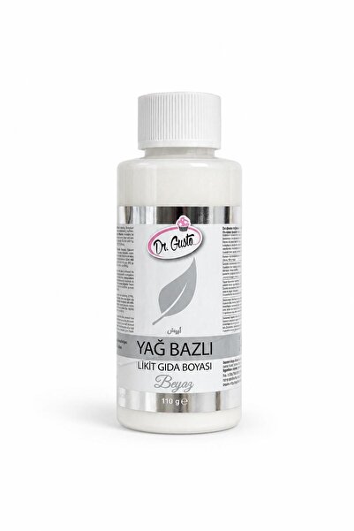 Dr. Gusto Beyaz Yağ Bazlı Likit Gıda Boyası 110 Gr