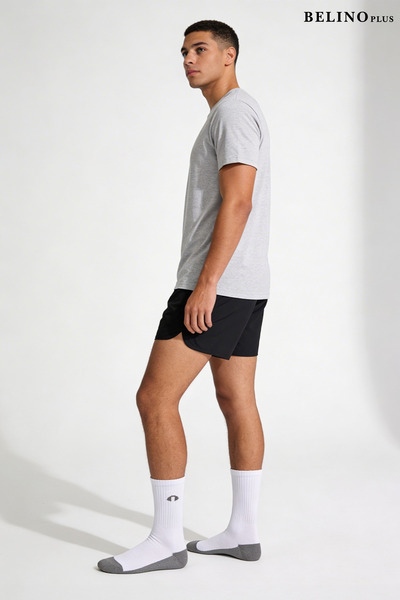 BELİNOPLUS Combed Cotton 6 Pack Men's Sports Socks Mixed Colors