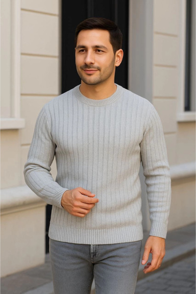 Veraura Lifestyle Men's Cycling Round Neck Knitwear Sweater Cotton Thick Cord...