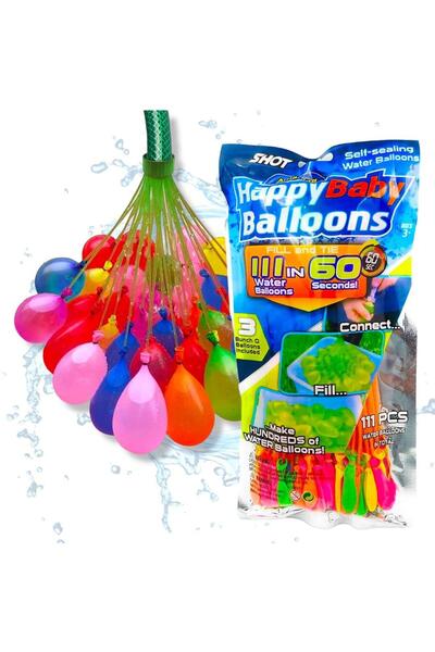 Patladı Gitti 111 Water Balloons and Water Balloon Wizard Filling Apparatus