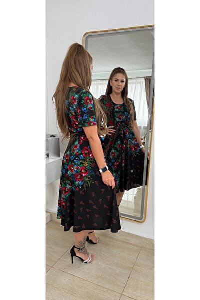 Generic Brand Rochie imprimeu tradiţionall