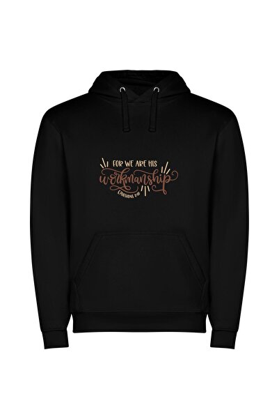 iLovePrints Divine Craftsmanship: Inspired Elegance Φούτερ με κουκούλα σε χρώ...