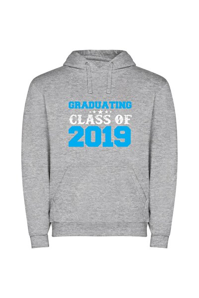 iLovePrints Blue Graduating 2019: Celebrating the Future Φούτερ με κουκούλα σ...