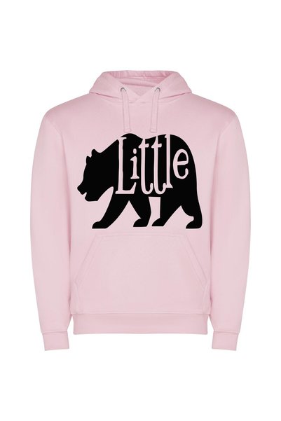 iLovePrints Sleek Silhouettes by Little Φούτερ με κουκούλα σε χρώμα Ροζ