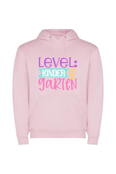 iLovePrints Kinder Art Level Φούτερ με κουκούλα σε χρώμα Ροζ