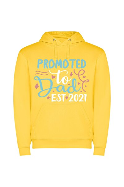 iLovePrints Colorful Pride Promotion Art Φούτερ με κουκούλα σε χρώμα Κίτρινο