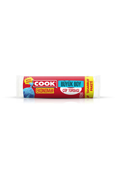 COOK Economical Large Garbage Bags 65*80cm 20-Pack