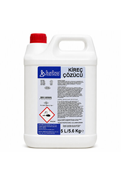 BİRKA Kireç Çözücü 5 Litre Profesyonel Temizlik Ürünü