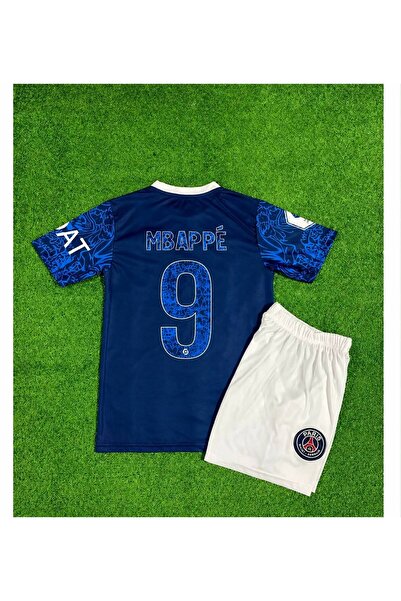 Forma PSG Dragon Desenli KYLİAN MBAPPE 9 NUMARA ÇOCUK FORMASI