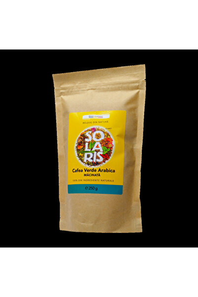 Solaris Plant Cafea verde arabica, macinata 100%, fara aditivi, coloranti sau...