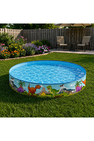 Jilong Dinozor Temalı Katlanabilir Çocuk Havuzu – 240 cm x 46 cm 51508