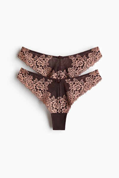 H&M 2’li Dantel Brazilian Külot