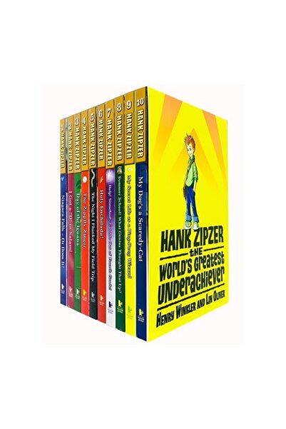 walker Hank Zipzer The World's Greatest Underachiever 10 Book Slipcase Collec...