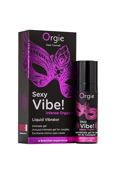 Orgie Lubrifiant stimulant cu vibrații Sexy Vibe Orgasm Intens 15 ml