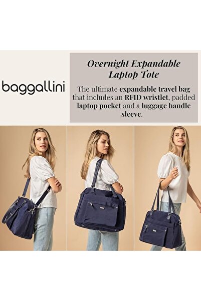 Baggallini Overnight Expandable Laptop Tote