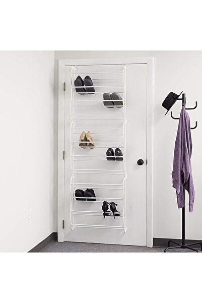 GENERAL IN.HOUSE Over The Door Shoe Rack,foldable Space Saver Shoe Storage Sh...