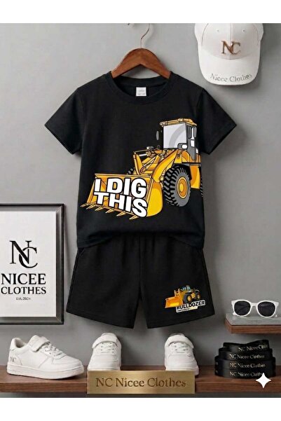 Leto Lykia Summer Children's T-Shirt Shorts Unisex (Dozer Printed)