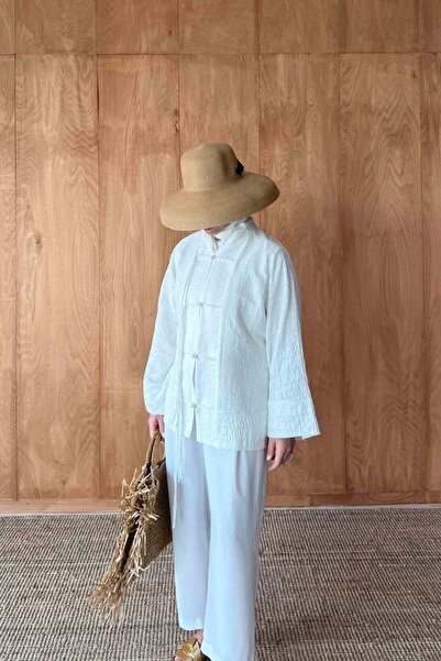 Melike Tatar Cutting Fabric Tied Bag 32-2934