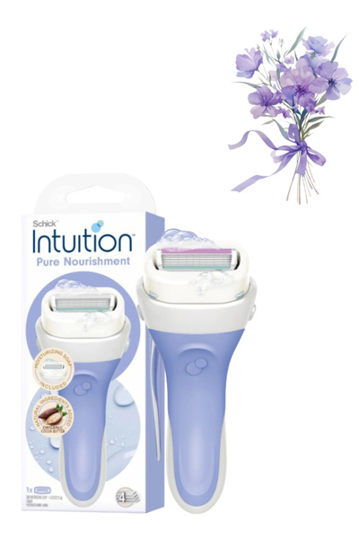 Schick Intuition Intuition Pure Nourishment Women's Razor Blades with Organic...