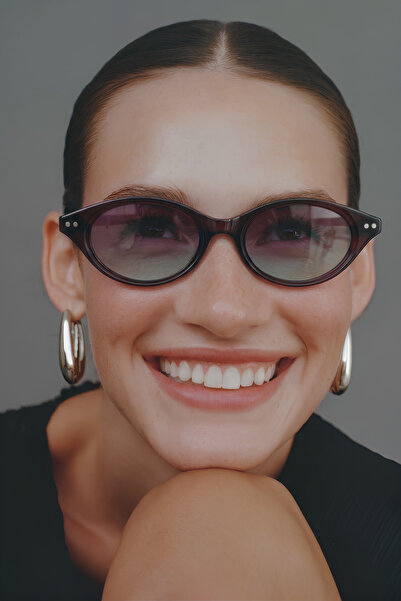 ZENIT Lumber Oval Multi-Color Women's Sunglasses - 54 Ekartman Uv400 Protected