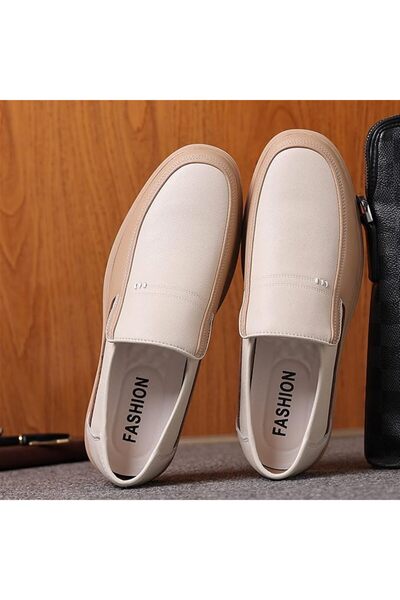 GENERAL HoujiilollNX summer shoes Men's Daily Loafer Real Leather Slip On Per...