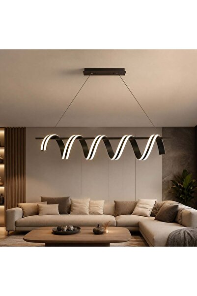 nory ثريا LED مودرن بتصميم موجي فاخر - 3176