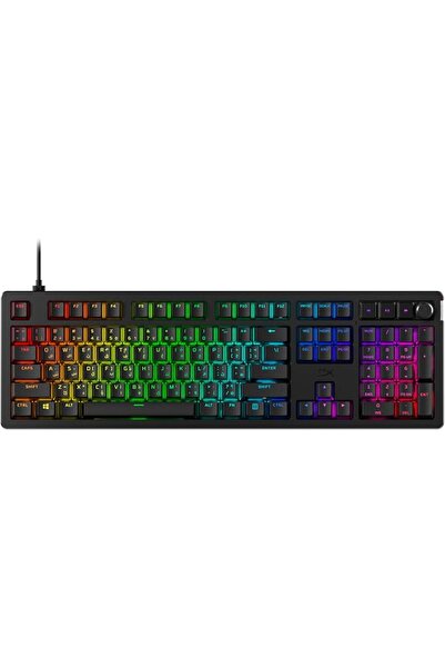 HyperX لوحة مفاتيح ميكانيكية للألعاب قابلة للتبديل السريع من Alloy Rise، متوا...