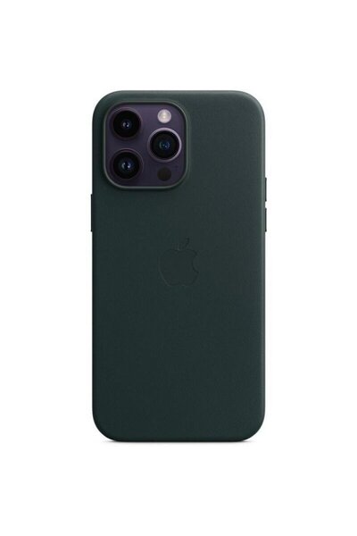 Apple Γνήσια Θήκη Leather Case with MagSafe Forest Green iPhone 14 Pro Max MP...