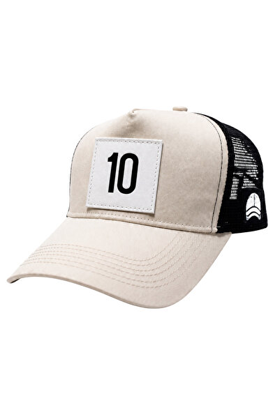 all hats 10 Count Patch Detailed Mesh Trucker Baseball Cap
