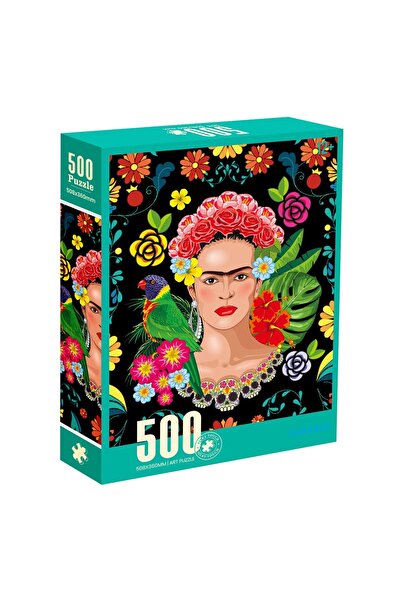 OEM Puzzle artistic Frida Kahlo Coroană de flori, 500 de piese