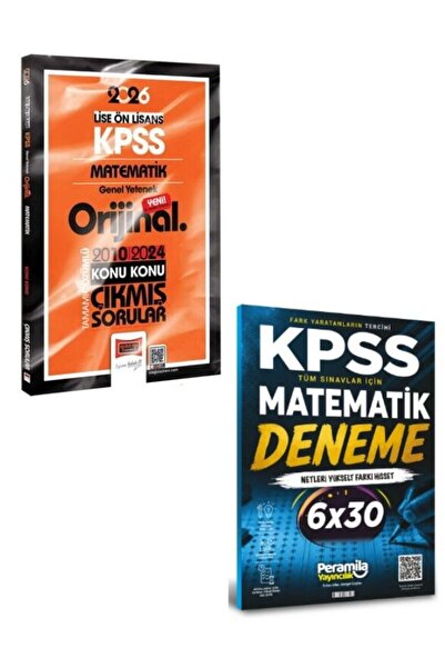 Yargı Yayınları Yargı 2026 KPSS Lise-Önlisans Matematik 2010-2024 Çıkmış Soru...