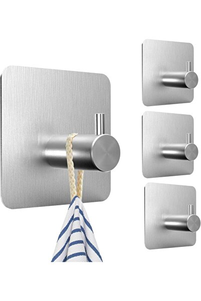 STARSTAR No-drill towel hooks for bathrooms - adhesive coat hooks - dishcloth...