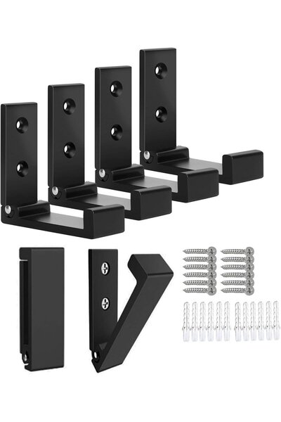 STARSTAR Foldable hooks - 6 wall hooks - Foldable corner hooks, suitable for ...