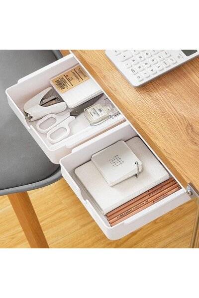 STARSTAR Mini adhesive drawer organizer boxes, suitable for hidden office dra...