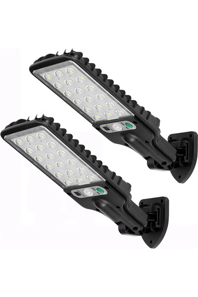 Morvena Picks 2 lumini solare LED de exterior, lumini stradale de gradina, il...