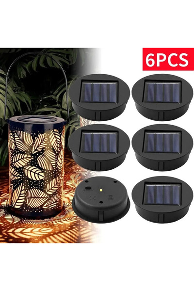 STARSTAR 6 replacement solar lights, round solar light battery box, top solar...