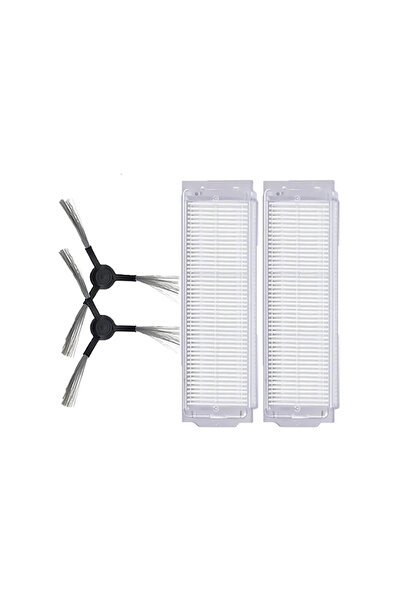 LİN GRUP Karcher Rcv 3 Robot Vacuum Cleaner Compatible 4-Piece Spare Parts Set -