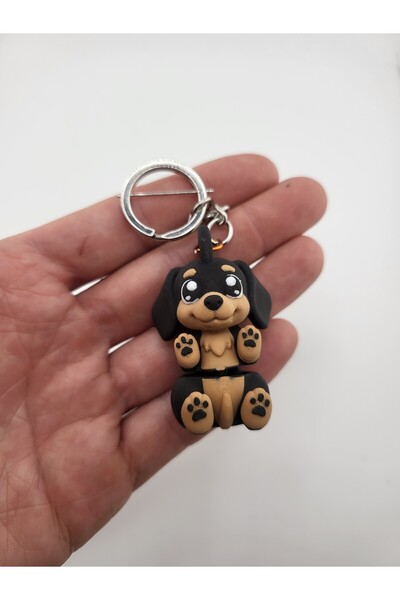 Generic Brand Sausage Dog Keychain - Dachshund Dog Keychain