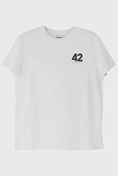 lofux 42 the Answer White T-Shirt
