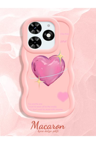 CHICASELUX Tecno Spark Go 2024 Compatible Case with Sweet Pink Heart Motifs, ...