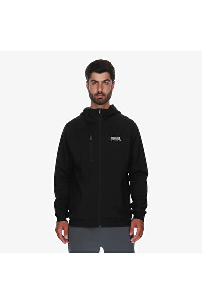 LONSDALE Hanorac negru cu fermoar integral II