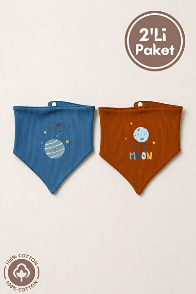 Miniel Unisex Baby Newborn Combed Cotton 100% Cotton Fabric Printed Baby Bib ...