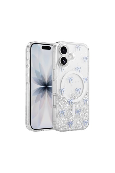 Generic Brand Onegif Apple iPhone 16 Misk Silvery Magsafe Cover - Pattern 3